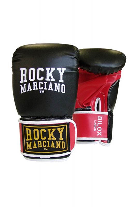 Boxhandschuhe - boxing gloves - ROCKY MARCIANO, schwarz/rot - black/red