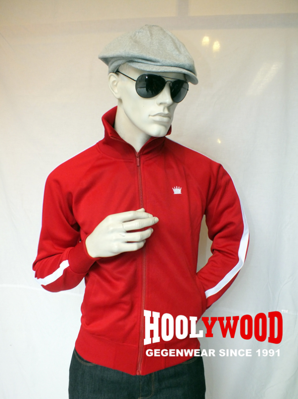 Trainingsjacke  - track jacket - KINGSLEAGUE (rot - weiss, red - white)