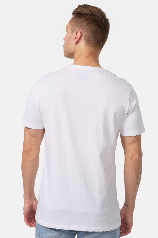 LONSDALE T-Shirt mit zweifarbigen LONSDALE LONDON Loewen - Logo Versandkostenfrei Inland (weiss - white)