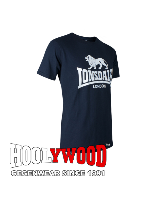 LONSDALE T-Shirt, klassisch, Lion - Logo, Versandkostenfrei Inland, Größe S - 5XL ! (dunkelblau - navy)