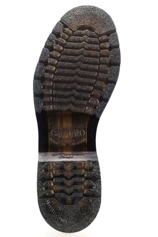 SOLOVAIR 8-Loch Stiefel - Derby Boots Classic NPS Boots, Made in England Boot (weinrot - oxblood)