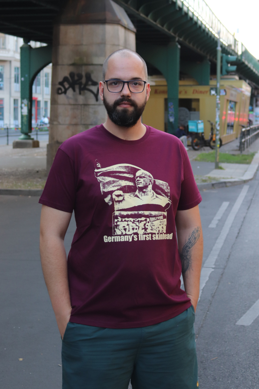 Thälmann Nicki (T-Shirt), Made by HOOLYWOOD Ost - Berlin - Germany, S-XXXL, versandkostenfrei Inland (weinrot - burgundy)