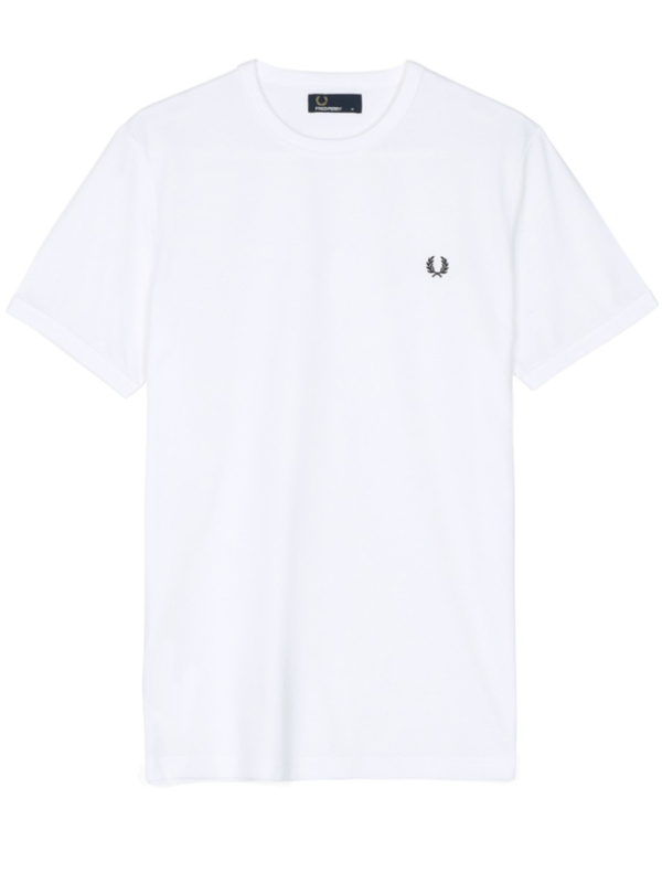 FRED PERRY T-Shirt Ringer Klassik, FRED PERRY Ringer classic T-Shirt (weiß - white)