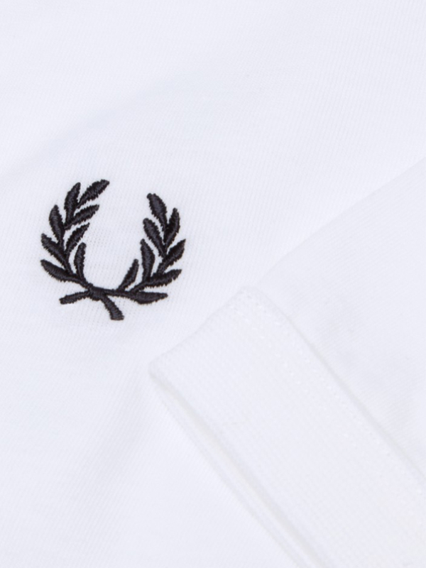 FRED PERRY T-Shirt Ringer Klassik, FRED PERRY Ringer classic T-Shirt (weiß - white)