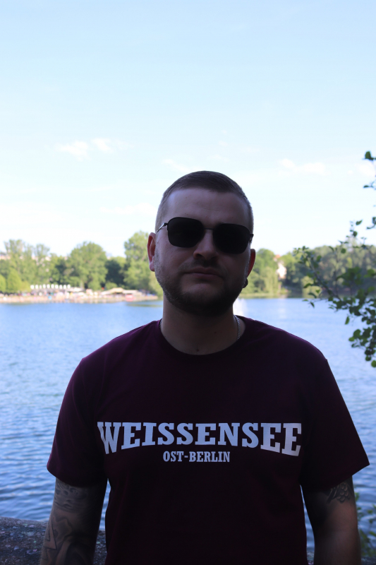 WEISSENSEE Ost-Berlin, T-Shirt - Nicki - Statement  (schwarz - black)